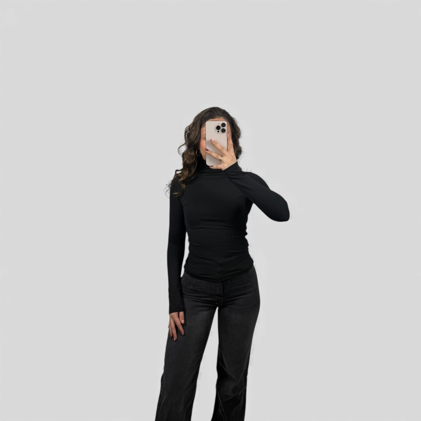 Essential stretch turtleneck