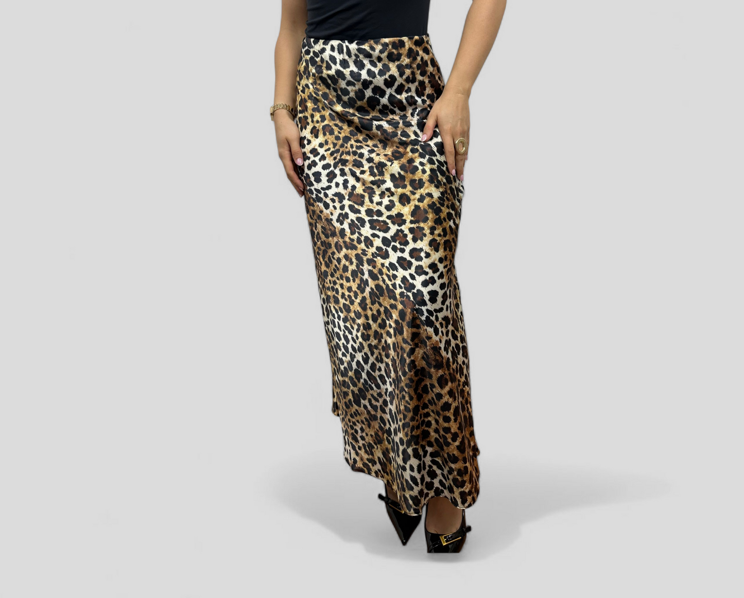 Satin skirt