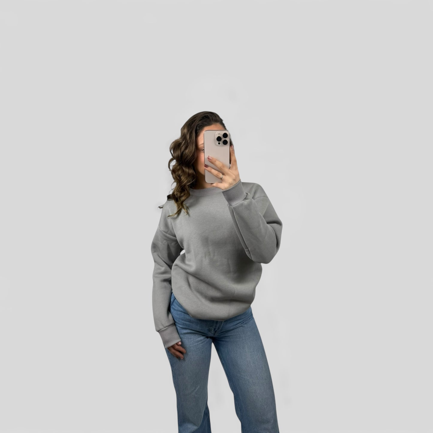 Basic oversized sweatshirt