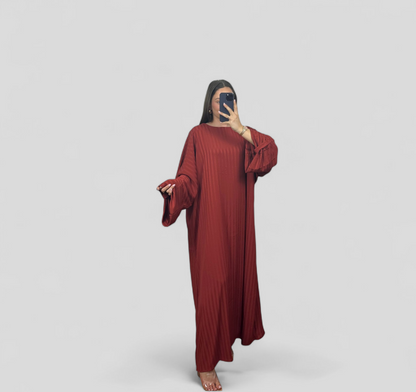 Striped Abaya