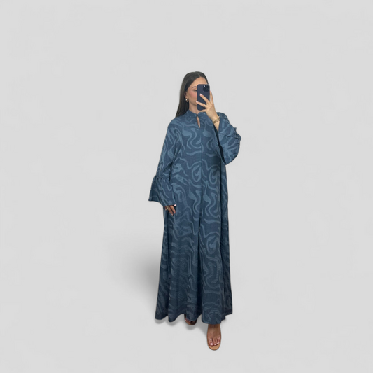 Jacquard maxi dress