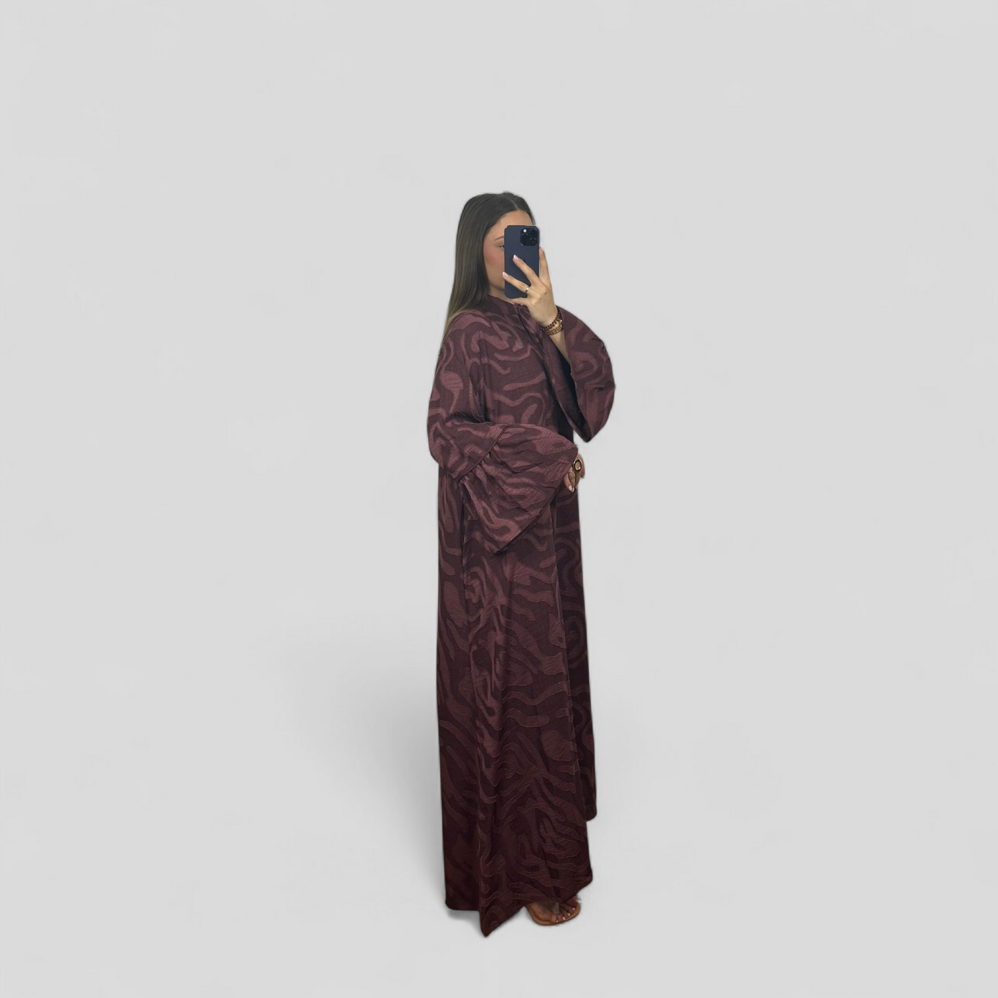 Jacquard maxi dress