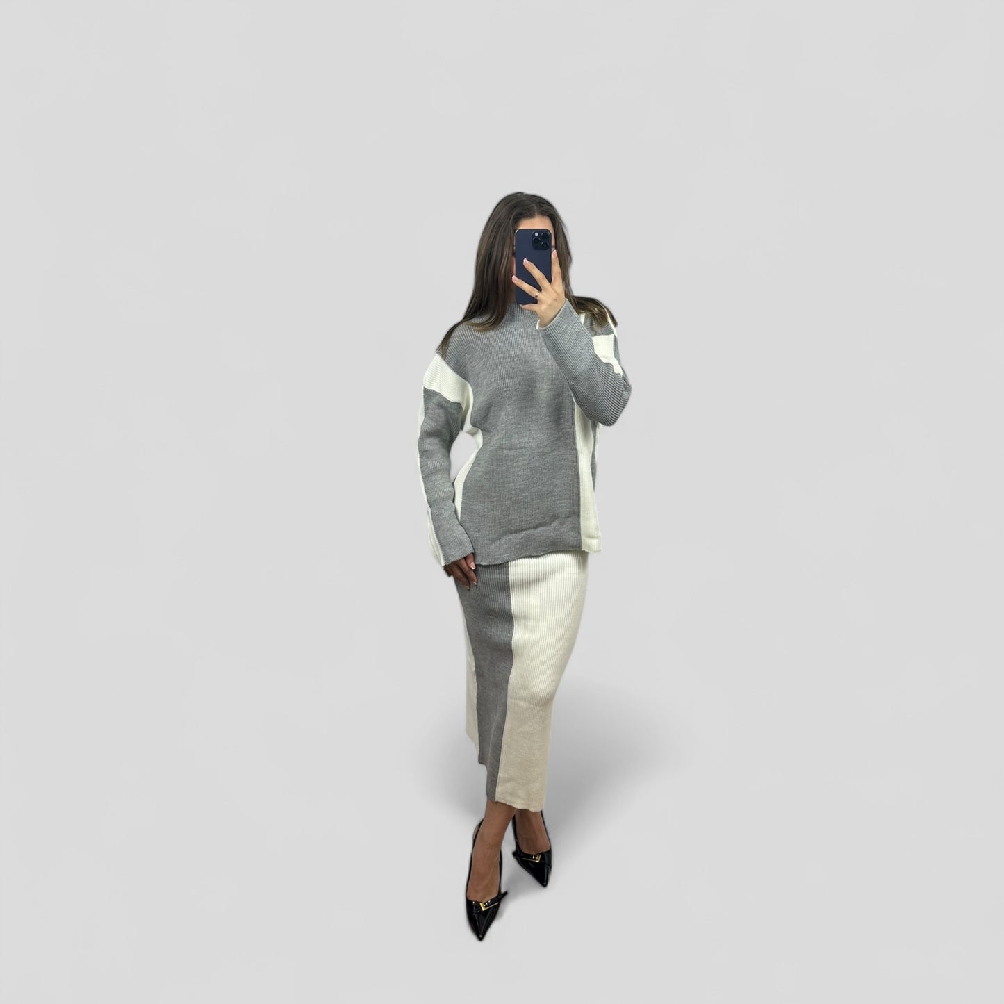 Contour knit set