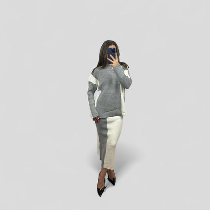 Contour knit set