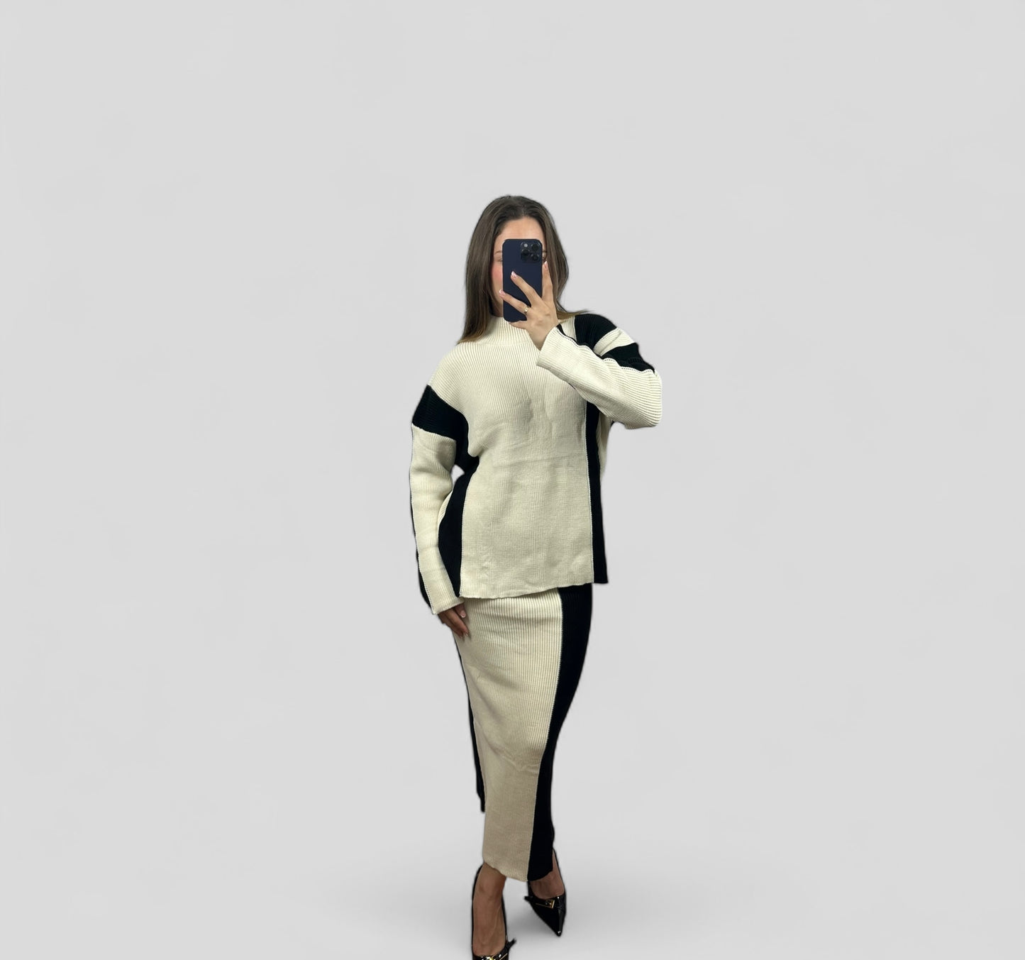 Contour knit set