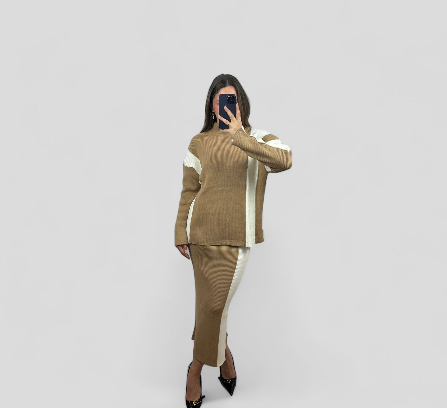 Contour knit set