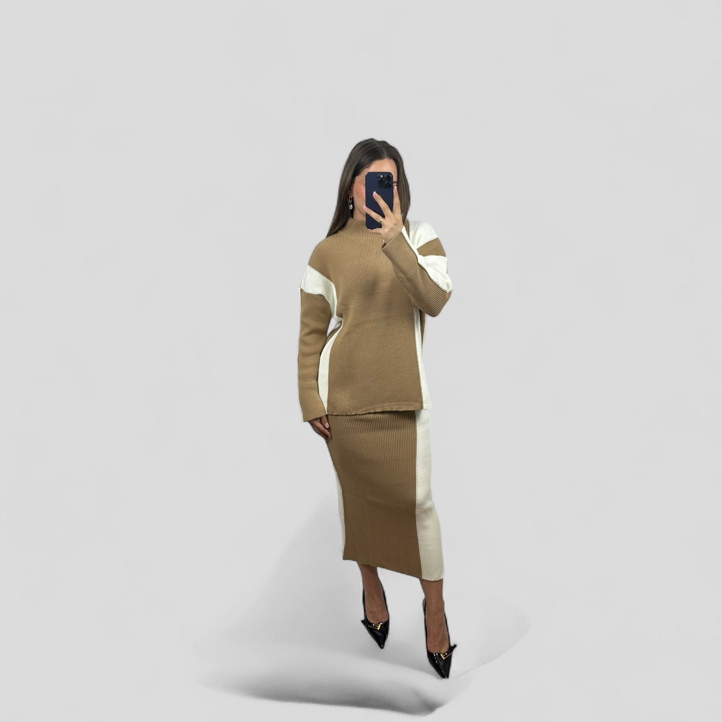 Contour knit set