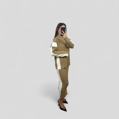 Contour knit set
