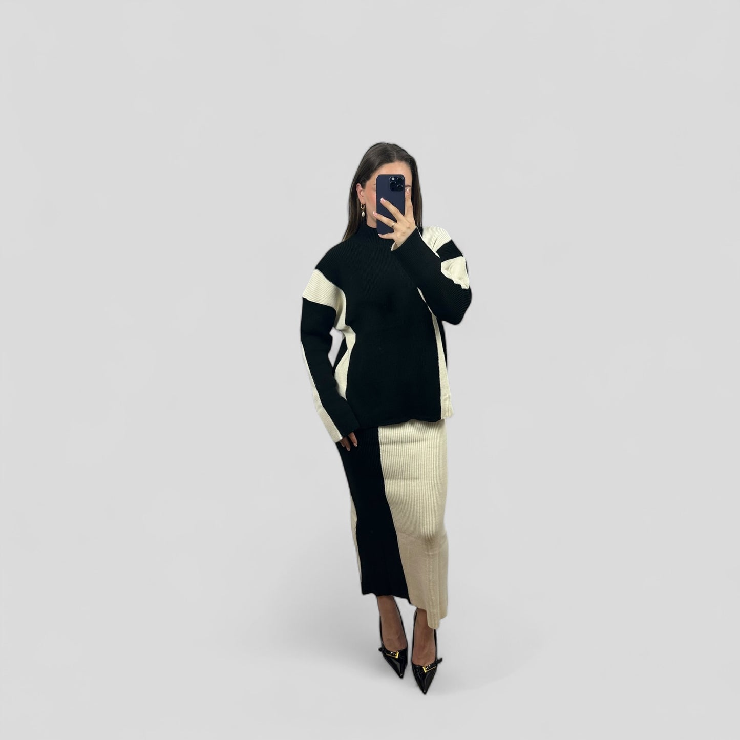 Contour knit set